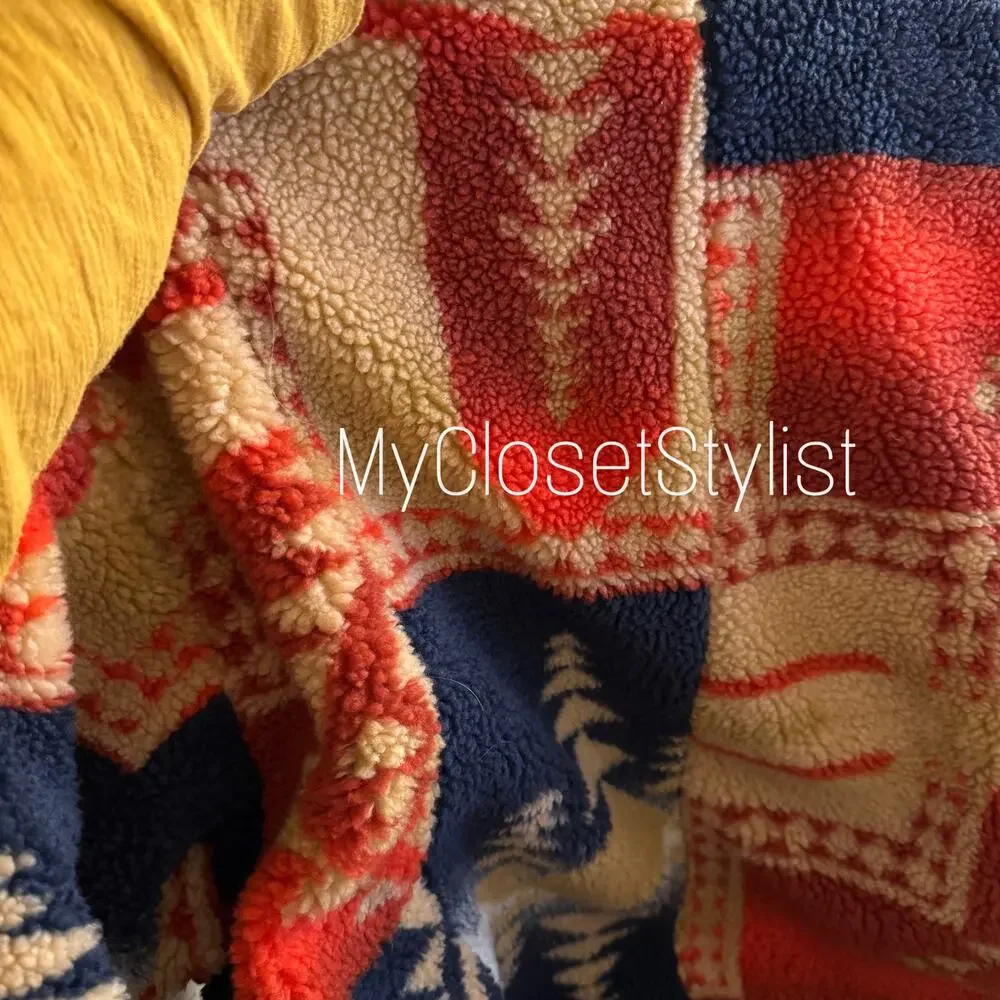 Anthropologie Sherpa Full Length Coat NEW Small Pilcro RARE one of a kind jacket - Picture 6 of 7